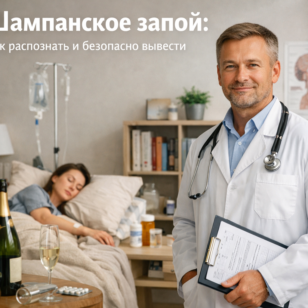 Запой от шампанского: как распознать и безопасно выйти