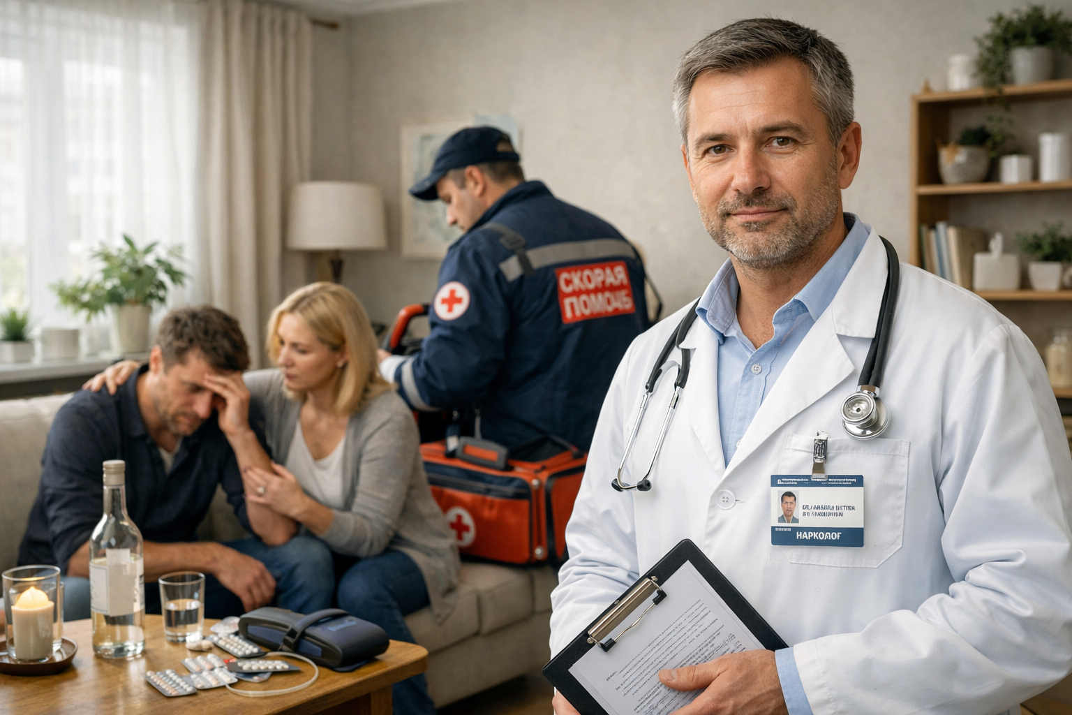 Противопоказания к выводу из запоя на дому: когда нужна скорая